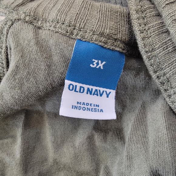 Old Navy 3X Ribbed Maxi Dress Green Halter Neck Alpine Tundra Shelf‎ Bra Casual - Picture 11 of 15